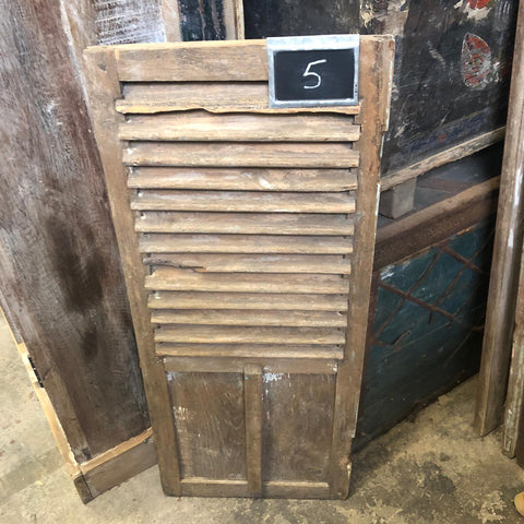 Image of Verschillende unieke oude luiken