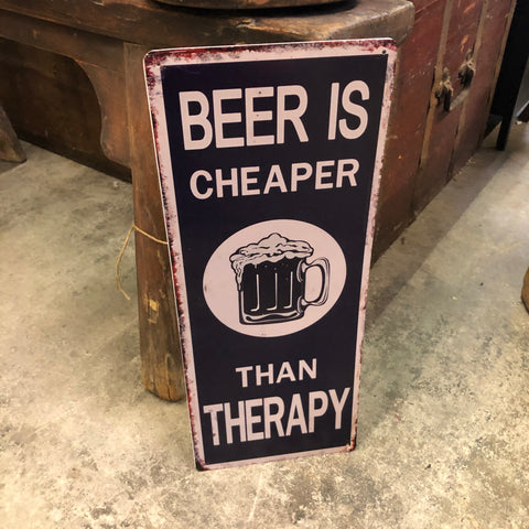 Image of Man cave - Beer is cheaper than therapy