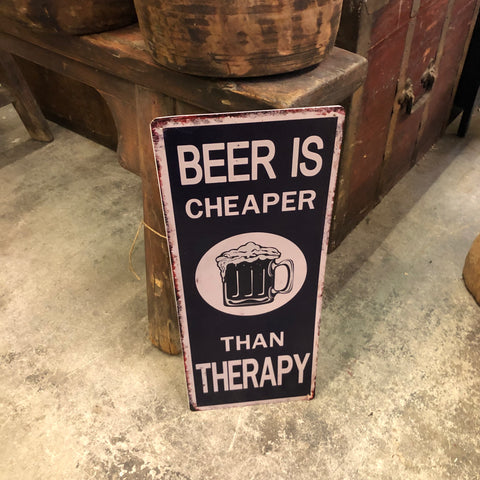 Image of Man cave - Beer is cheaper than therapy