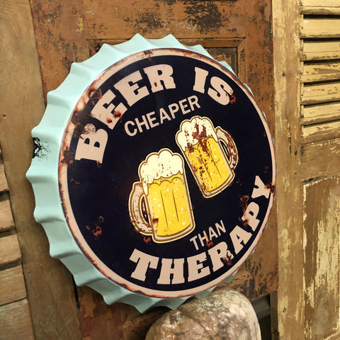 Image of Man cave - Beer is cheaper than therapy