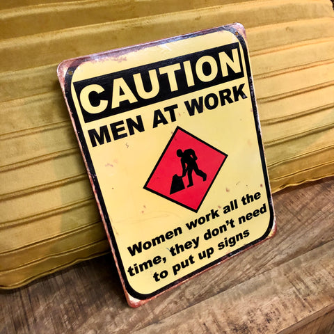 Image of Man cave - Men at work