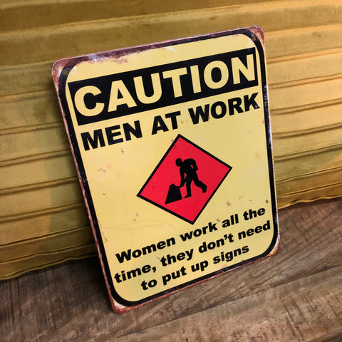 Image of Man cave - Men at work
