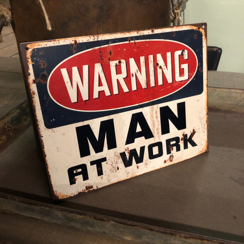 Image of Man cave - Man at work