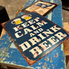 Man cave - Keep calm and drink beer