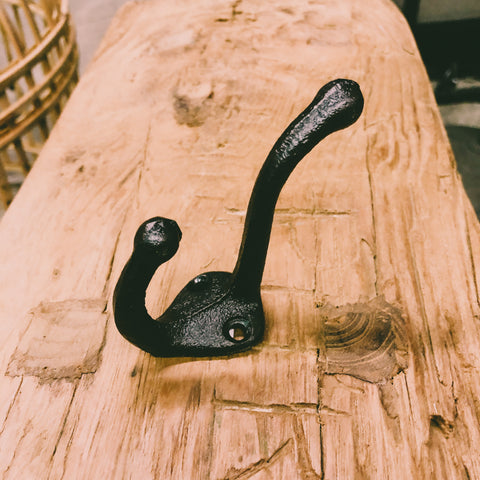 Image of Meubelbeslag - Haak zwart 2