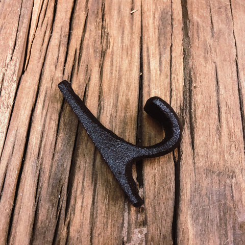 Image of Meubelbeslag - Haak zwart 1