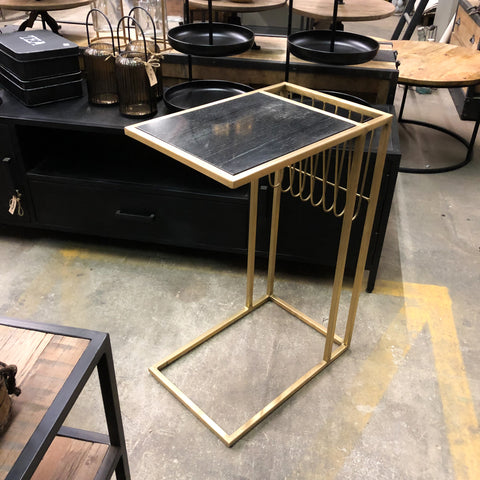 Image of Bijzettafel - Danny - Goud