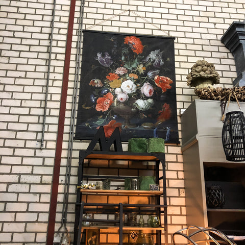 Image of Wanddoek Bloemstuk