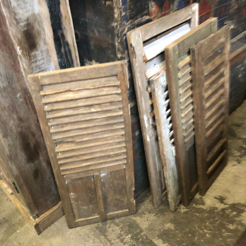 Image of Verschillende unieke oude luiken