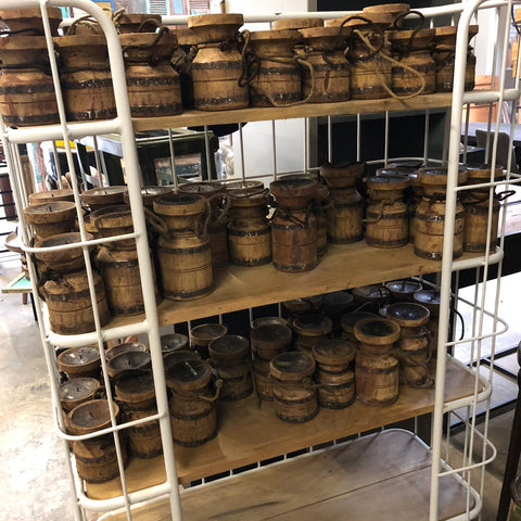 Image of Houten kandelaar