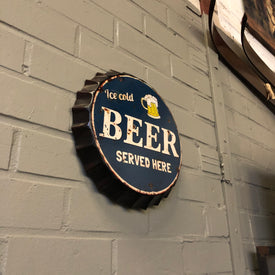 Man cave - Ice cold beer served