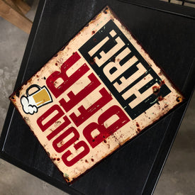 Man cave - Cold beer here