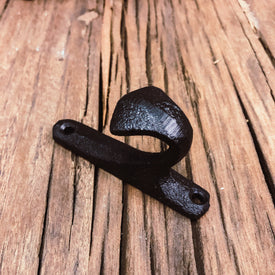 Meubelbeslag - Haak zwart 1