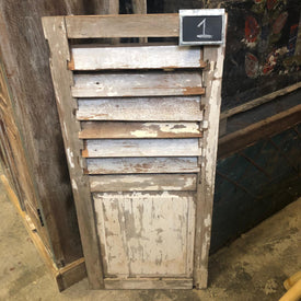 Verschillende unieke oude luiken